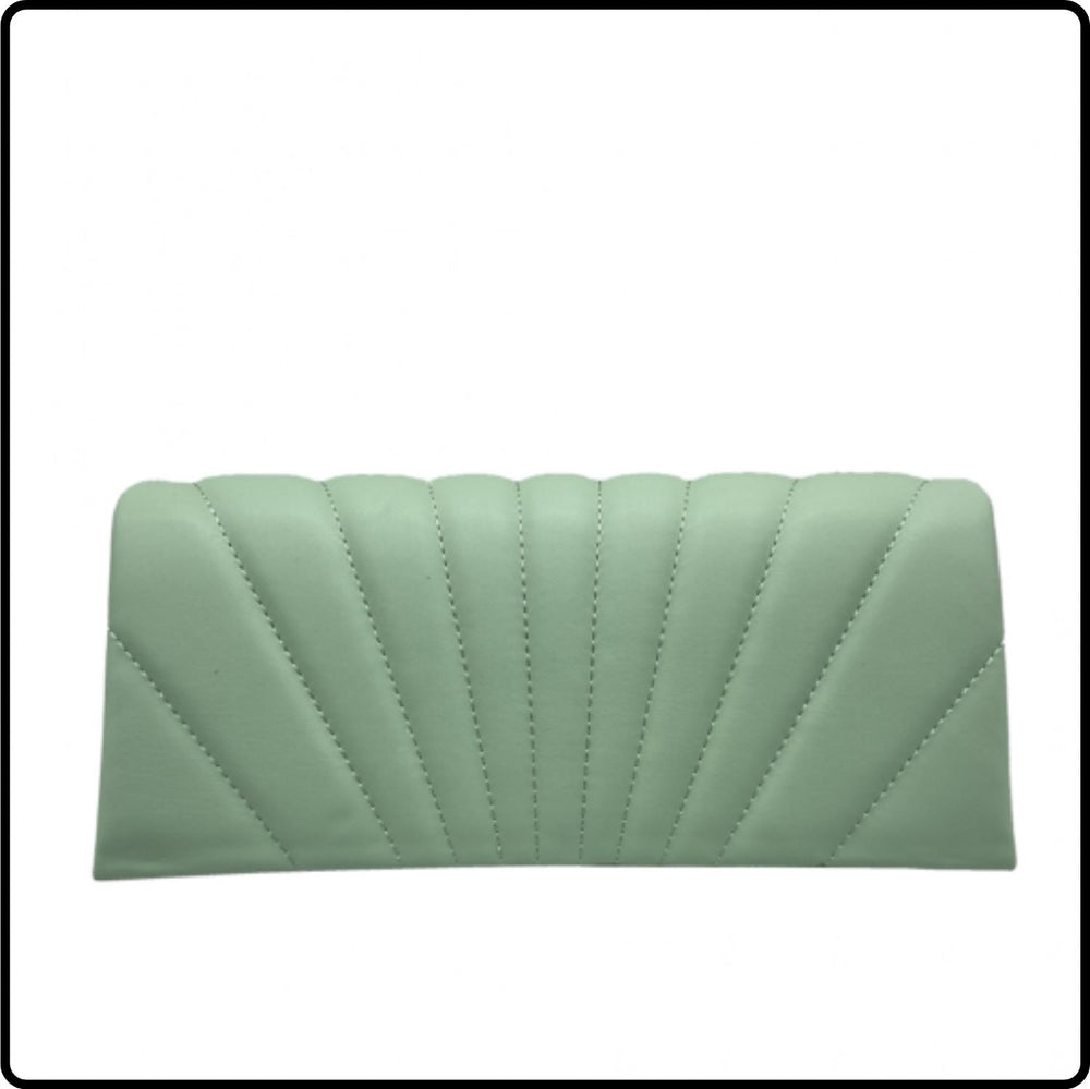 Emma Quilted Clutch/Evening Bag/Green-Emma-Green