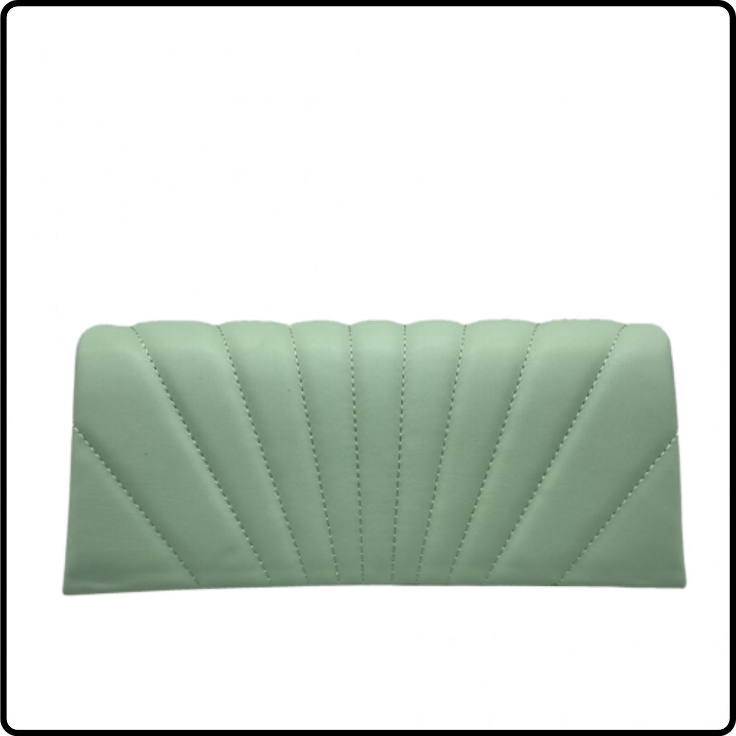 Emma Quilted Clutch/Evening Bag/Green-Emma-Green