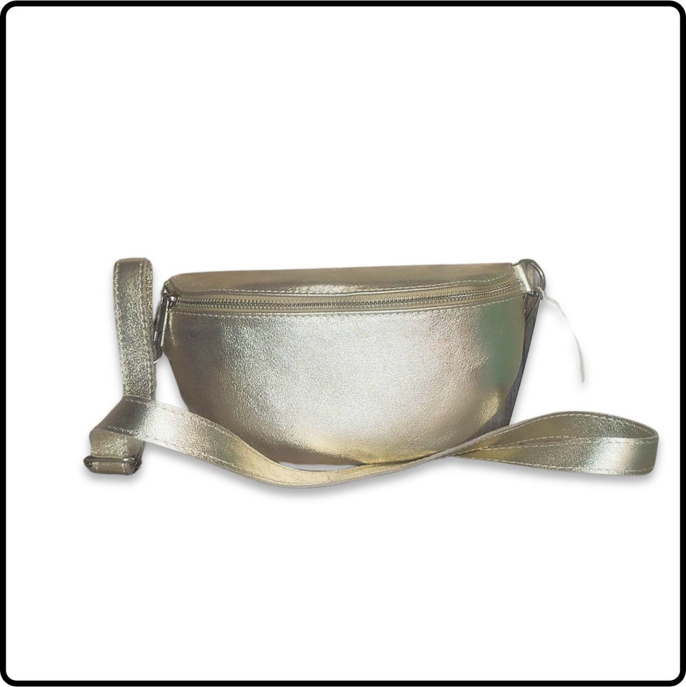 Leather Sling Bag/Bum Bag - VP105-GOLD