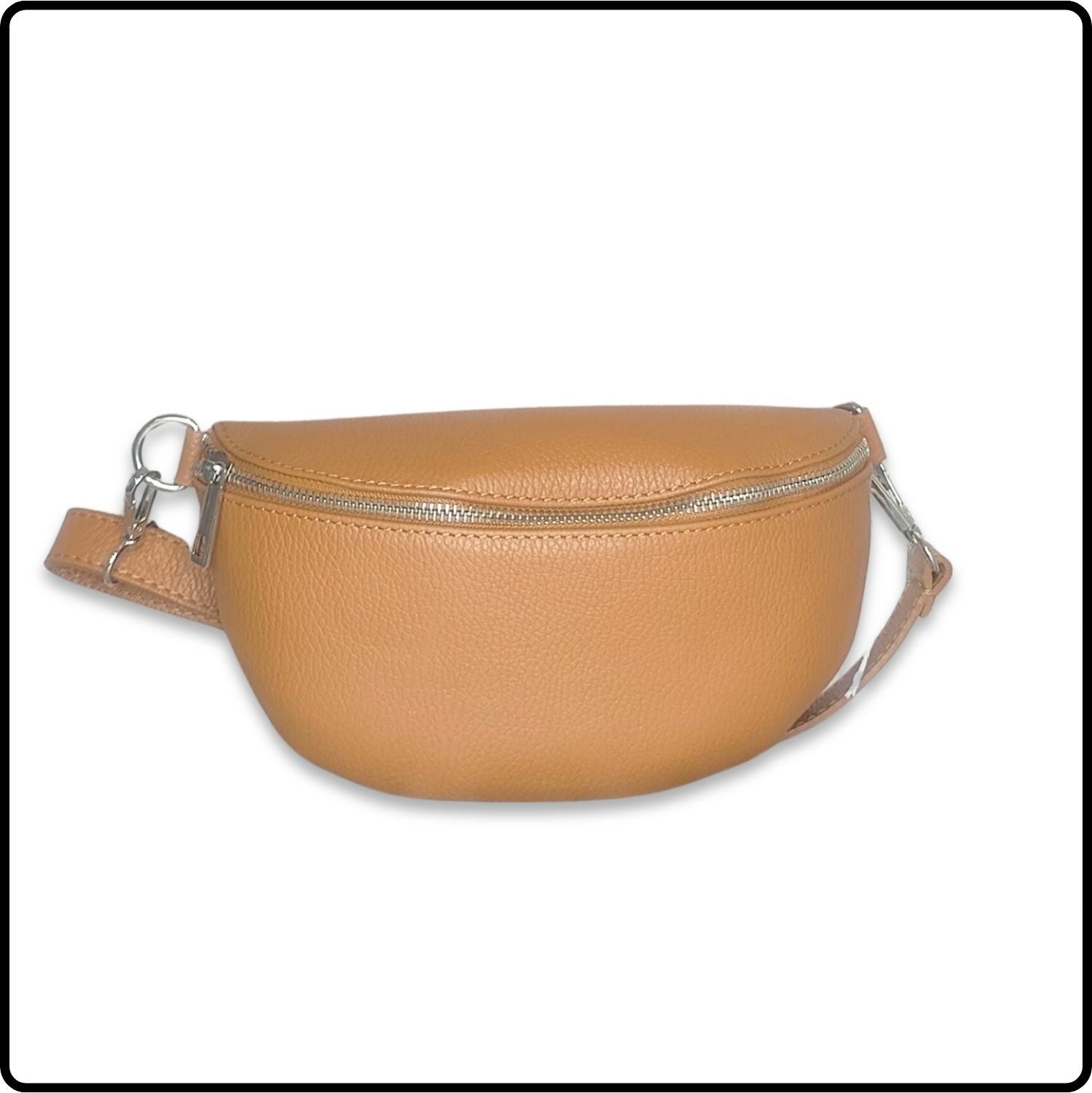 Leather Sling Bag/Bum Bag - VP105-TAN