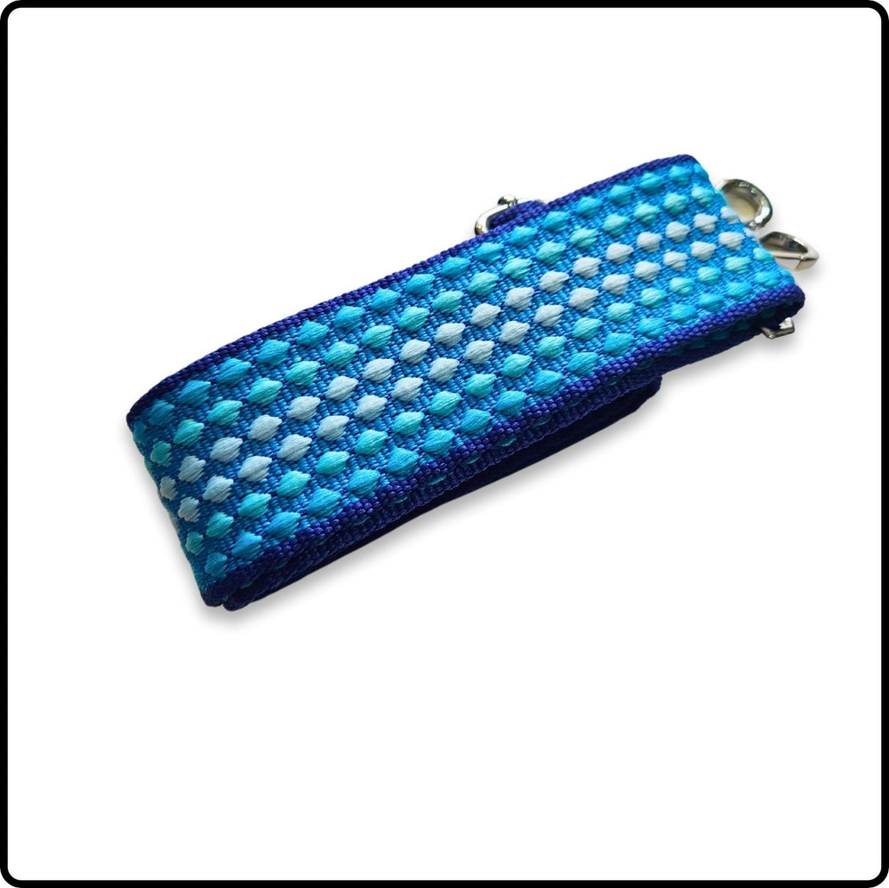 Canvas Bag Strap - CBST-BLUE DOTS