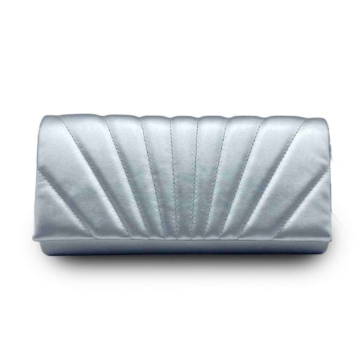 Transform any outfit with our Emma Quilted Clutch in Silver! Made from faux leather, this classic style adds a touch of elegance to your look. With plenty of room inside and a detachable chain strap, it's both comfortable and practical. Elevate your evening out with the Emma Quilted Clutch!