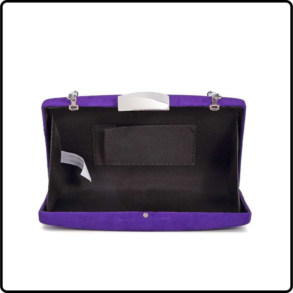 Ava Evening Bag/Purple-Ava-Purple