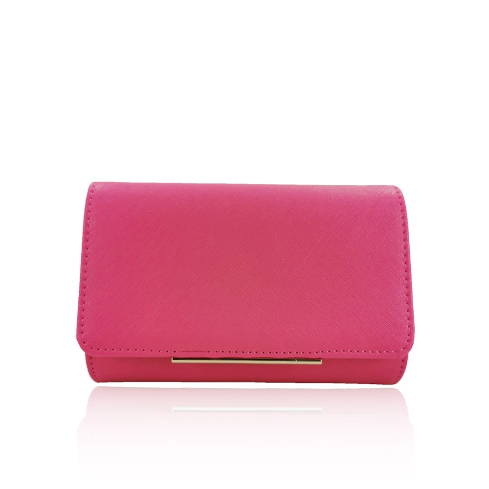 Sara Mini Clutch Bag/Fuchsia-Sara-Fuchsia