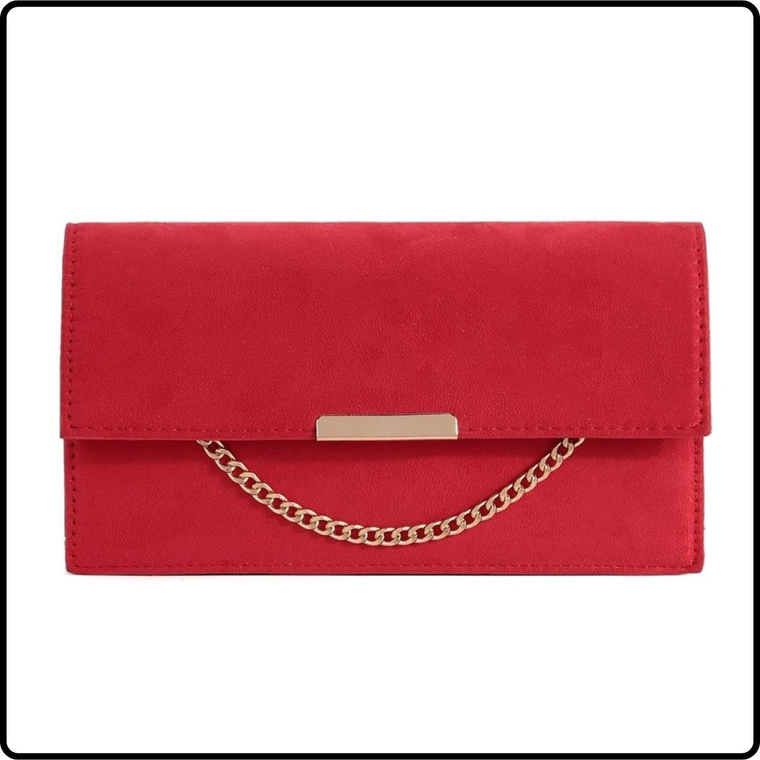 Giselle Evening Bag/Red-Giselle-Red