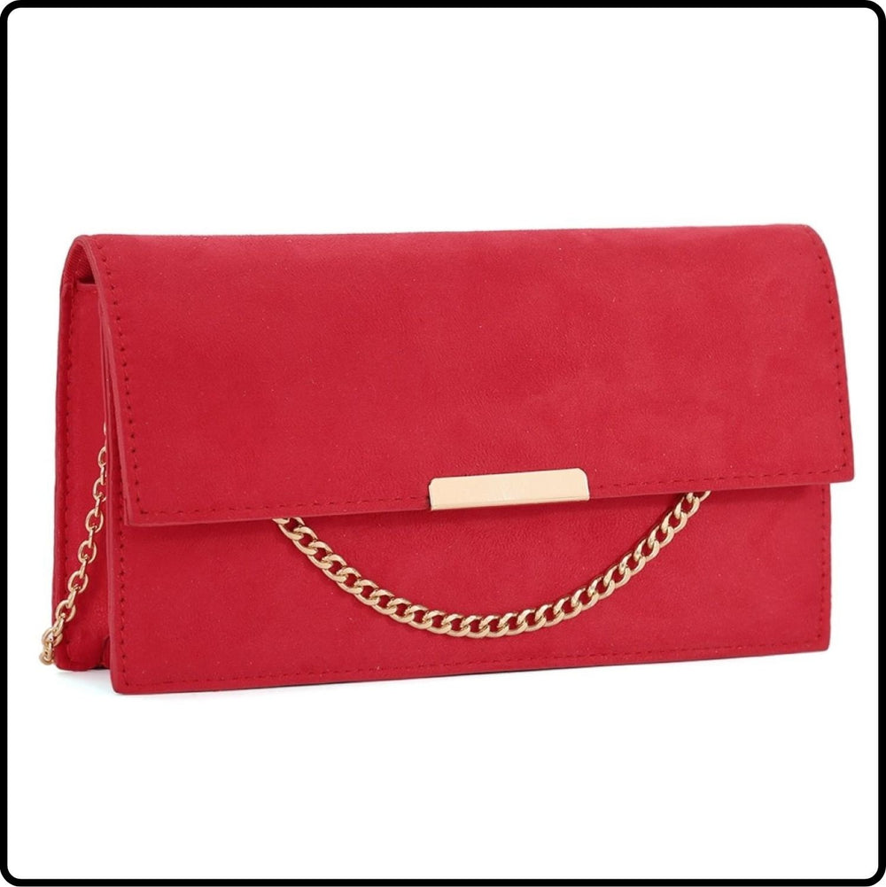 Giselle Evening Bag/Red-Giselle-Red